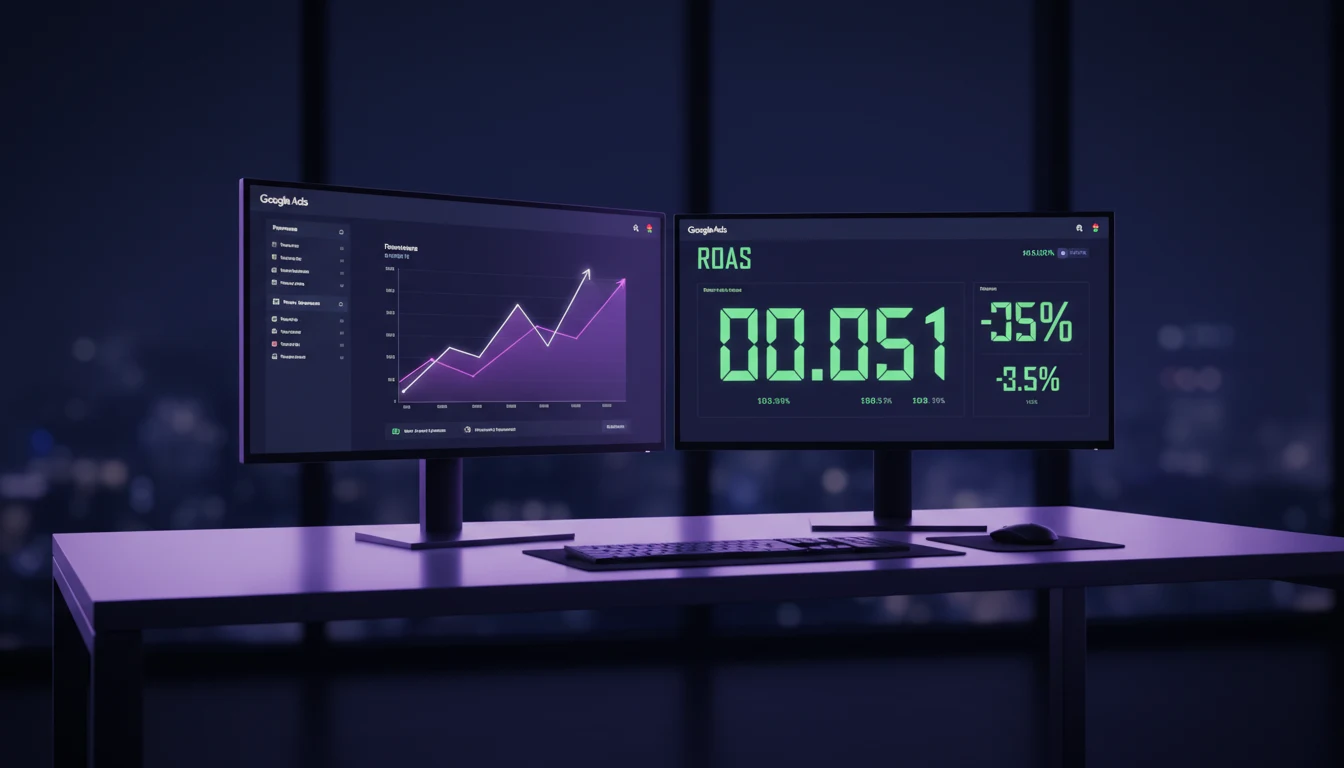 BLURR werkplek met Google Ads dashboard